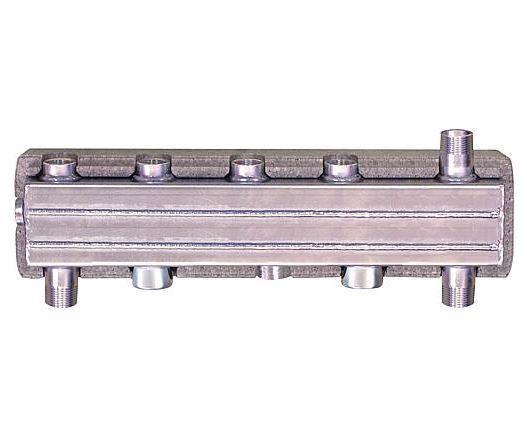 Heizkreis-Kombiverteiler Easyflow Typ HV60/90W m. hydr. Weiche inkl. Isol.,für 2 Heizkreise