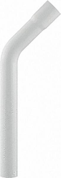Spülrohrbogen 45° mit Muffe d = 44mm weiss 100/300mm