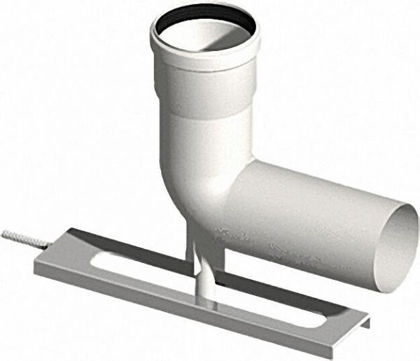 EVENES Kunststoff-Abgassystem Schachteinführung mit Auflager DN 80
