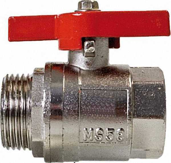 Kugelhahn 1'' Innen- x 1'' Außengewinde flachdichtend