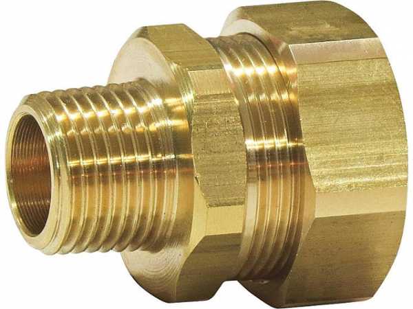 QuickFix-Pro Wellrohrverschraubung Steckfitting, AGxFlexrohr DN 25 (1")xDN 16