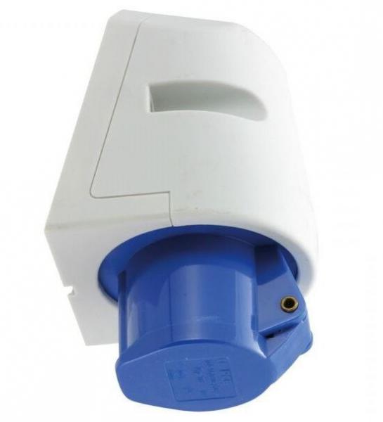 Wanddose IP44 3-polig, 16 A 230 V
