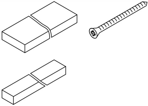 VIESSMANN Montageholz mit Befestigungsschrauben, f. Dachintegration Vitosol 141-FM SVKG