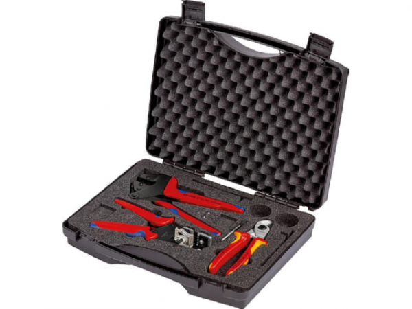 Werkzeug-Set KNIPEX für Photovoltaik 97 91 01, 3-teilig, im Transportkoffer