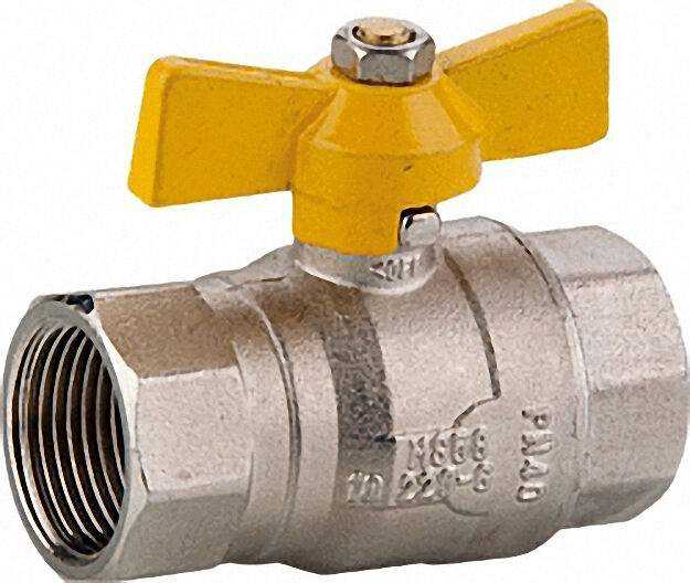 Gas-kugelhähne DVGW-gepr. mit Flügelgriff 3/4'' IGxIG Gas-kugelhähne DVGW-gepr. mit Flügelgriff 3/4'' IGxIG