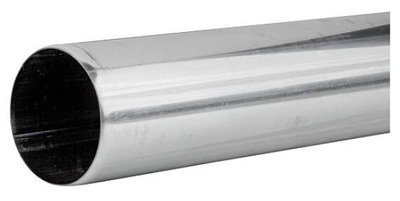 EVENES Kunststoff-Abgassystem Edelstahl Endrohr für Mündungs-Set, DN80, V2A, 1000mm