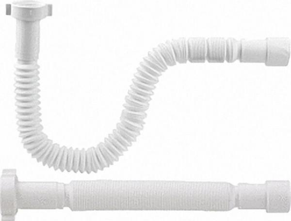 Flexibler Anschluss-Schlauch 1 1/4''x32/40mm gerade Länge 383-870mm