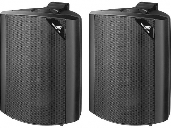 2-Wege Lautsprecherboxset 60W, schwarz