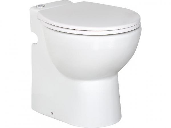 Kompakt WC Gestolette 1010 mit Hebeanlage und autom. Spülung inkl. Sitz mit Absenkaut.