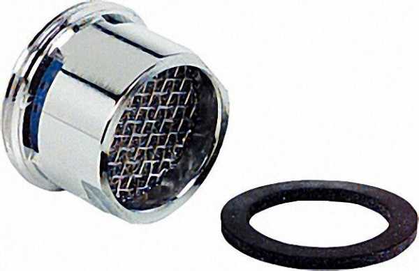 Strahlregler mit Sondergewinde AG M22X1 mit Gummidichtung Luftsprudler
