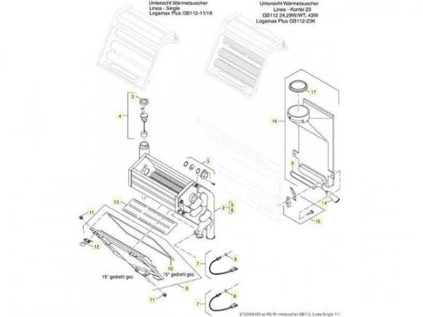 Buderus 7098830 Staublech f GB112-29W/WT