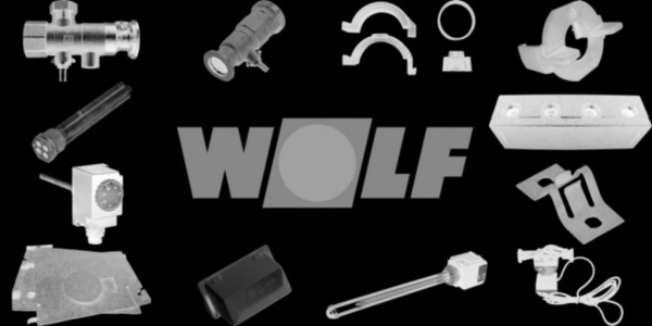 WOLF 8907817 Designelement komplett, Weiß