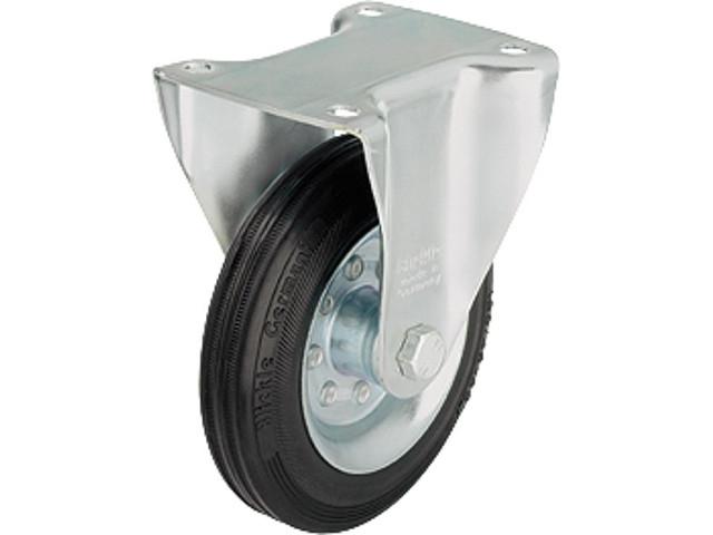 Vollgummi-Bockrolle B-VE 160R, Tragfähigkeit 135 kg Rad D= 160 Vollgummi-Bockrolle B-VE 160R, Tragfähigkeit 135 kg Rad D= 160
