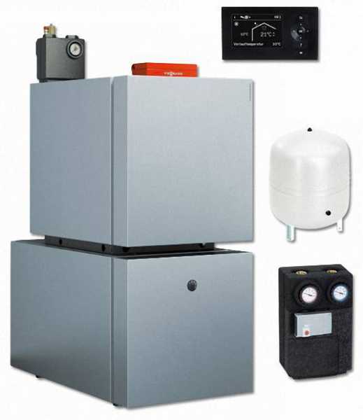 VIESSMANN J3RA293 Paket Vitoladens 300-C 28,9 kW modulierend mit Vitocell 300-H EHA 200 l