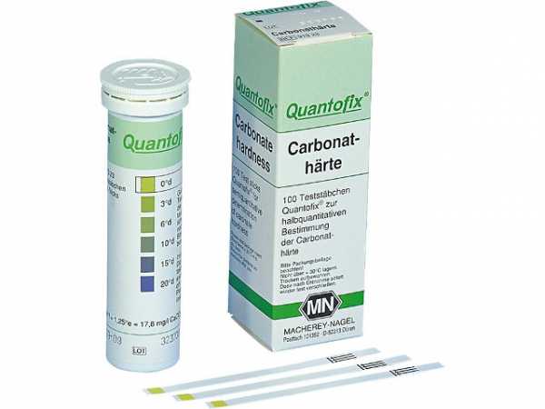 Quantofix Teststäbchen Carbonathärte 0. 3. 6. 10. 15,20 °d