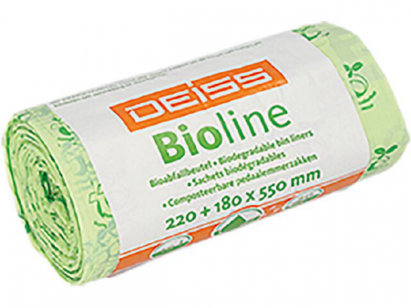 Bioline - Bioabfallbeutel mit Tragegriff 10 ltr. VPE 20 Stück