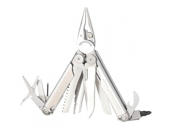 Multi-Tool Leatherman Wave Plus silber