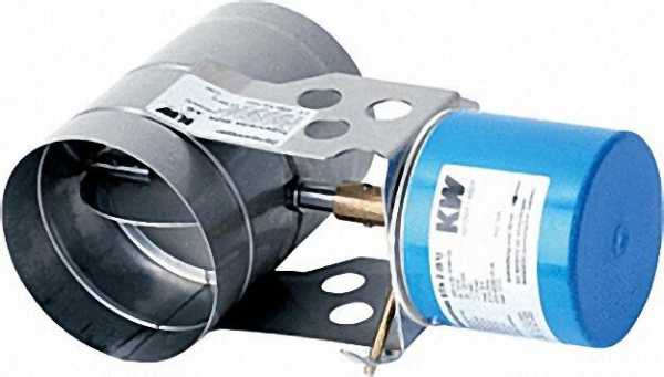 KW-Abgasklappen MOK 150 Baulänge 175-150mm inklusive Motor STA 2 (S1)