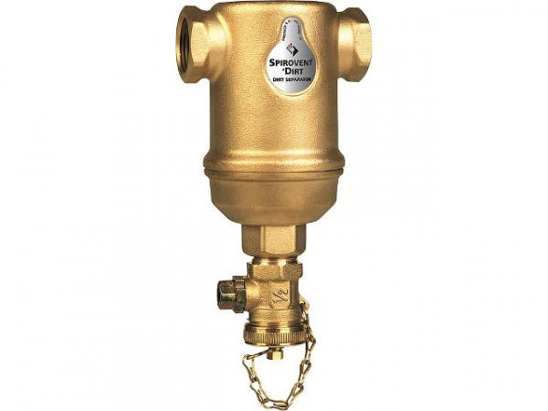 SPIROTECH Schlammabscheider Spirotrap Schlamm 1 1/2'' waagrechten Einbau!