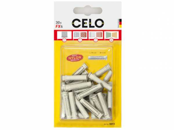 CELO Blister Dübel FX 12, VPE 6 Stück Blister