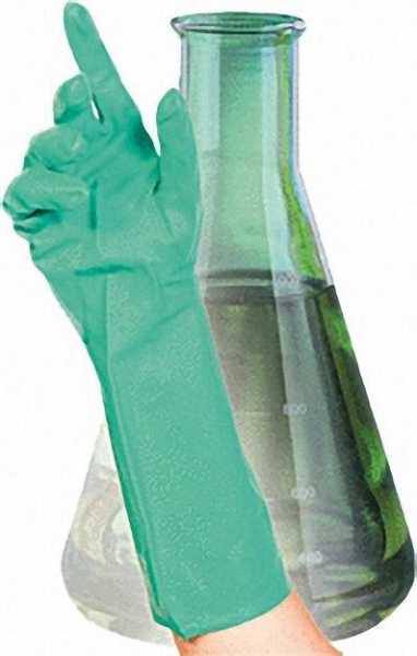 Chemikalien-/ Schutzhandschuh Nitril L / VPE 12 Paar