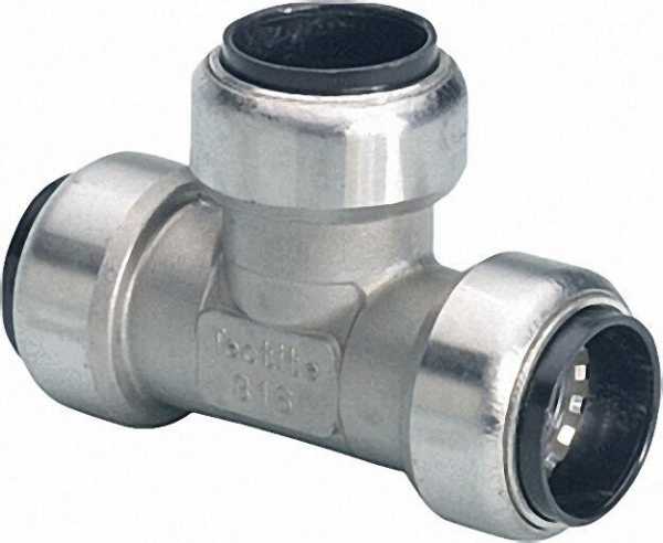 Edelstahl-Steckfitting T-Stück (i/i/i) 18mm