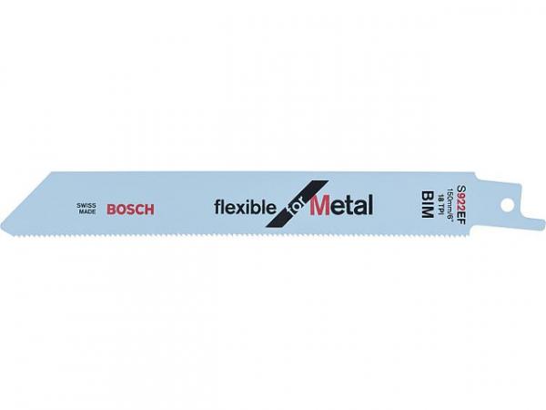 Säbelsägeblätter BOSCH S922EF Länge 150mm für Metall, VPE 5 Stück