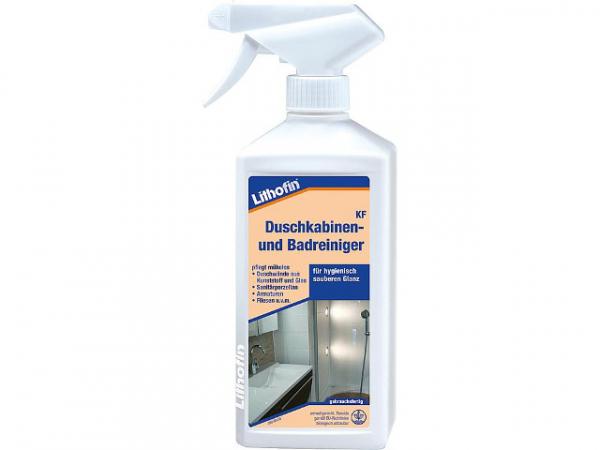 LITHOFIN Duschkabinen-und Glasreiniger KF, Flasche a 500 ml