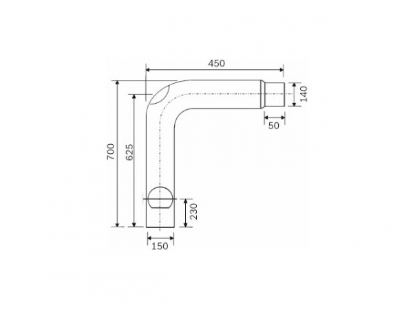 Buderus 80345030 Abgasanschluss Set2 150x2 gugr blueline