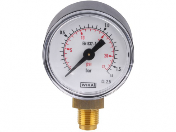 Manometer NG 40 radial 0 bis 1,6 bar