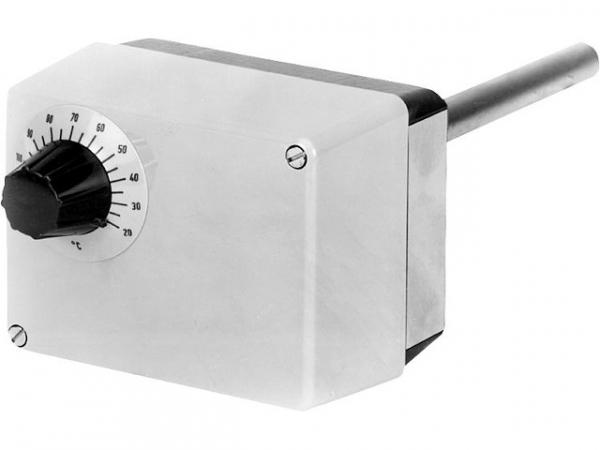 Jumo 60001932 Aufbau-Thermostat ATHs - 120, 230 V., Regelbereich 20-120°, Tauchrohr 15x150 mm CuZn