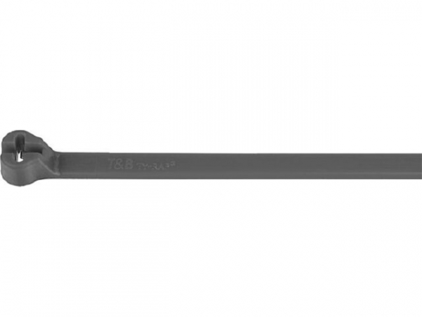 Stahlnasenkabelbinder Ty-Rap TY525M-9-PDT, detektierbar, 178x4,8 mm, Farbe: Grau