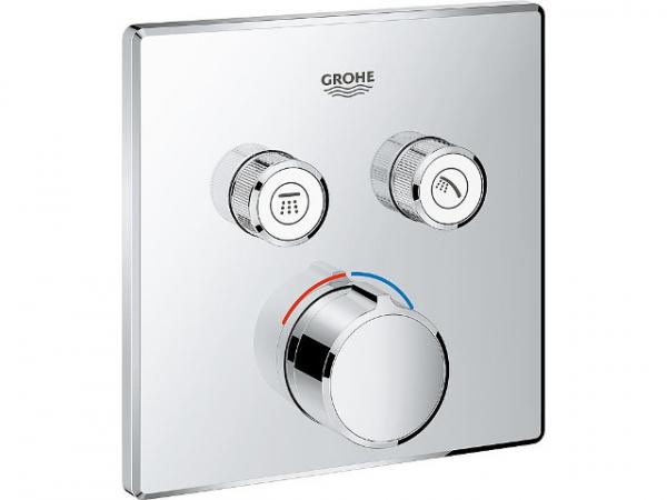 UP Mischer Grohe SmartControl chrom mit zwei Absperrventilen