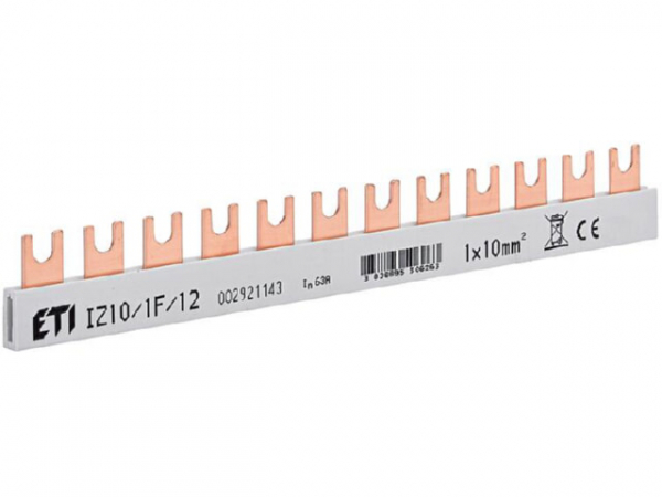 ETI Isolierte Sammelschiene, IZ10/1F/12, 1-polig