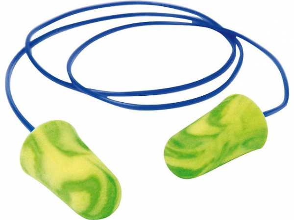 Gehörschutzstöpsel im Tütchen Pura-Fit Cord zum einmaligen Gebrauch, VPE 200 Paar