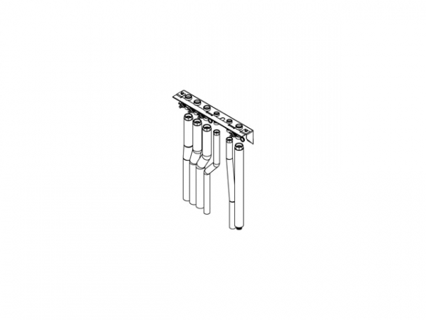 Viessmann Montagehilfe AP nach oben, 2 Heizkreise ZK06410