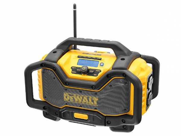 DeWalt Akku-Baustellenradio DCR027, inkl. Netzteil und Akku - Ladefunktion