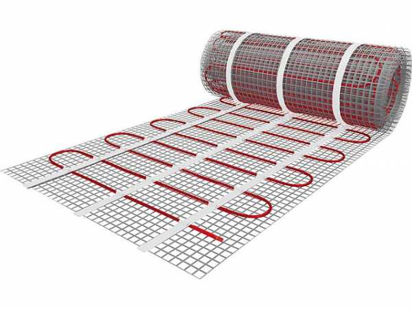 Dünnbett Heizmatte z.Einbau in Fliesenkleber 7m²- 0,5x14 m-1050W