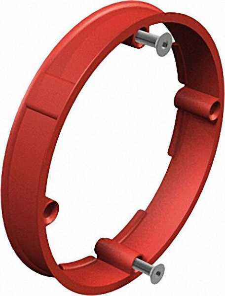 Putzausgleichsring Unterputz, D=60mm Typ UG 60 PA/12, rot / VPE 25 Stück