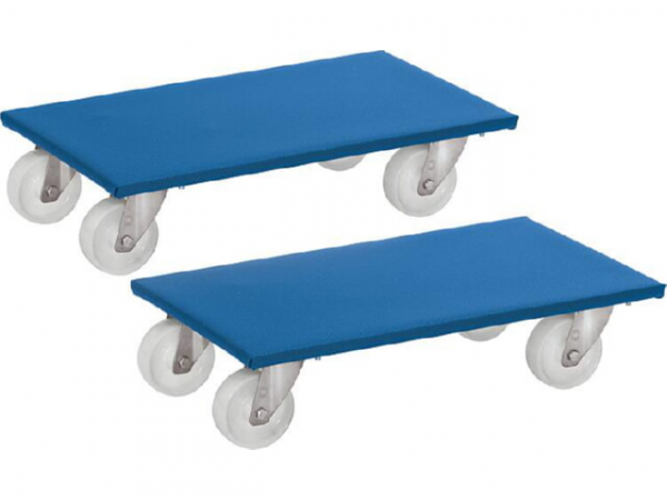 Möbelroller fetra® 2350 Tragkraft 350 kg Tragfläche 600x300mm, VPE = 2 Stück
