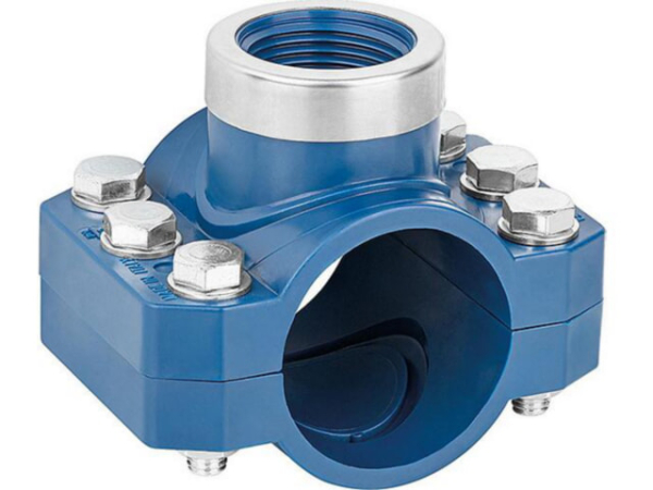 Anbohrschelle PE d25mmx DN20(3/4') IG, für Druckrohre aus PE