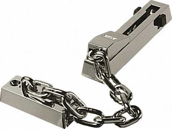 ABUS Türkette aus gehärtetem Stahl, SK 66 N SB Kettenlänge 16, 5cm, vernickelt