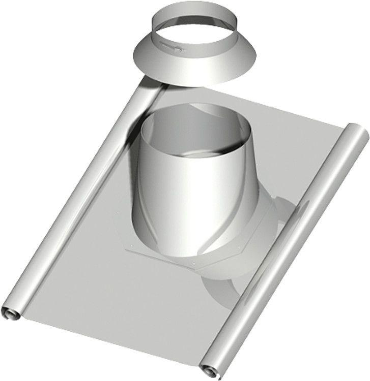 Dachdurchführung 45-55°, DN 130 mit Bleischürze ca. 1000 x 900 mm incl Dachdurchführung 45-55°, DN 130 mit Bleischürze ca. 1000 x 900 mm incl