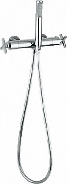 EVENES Brausemischer Set Spring Hanbrause, Sicherheitsperre bei 38° Ausladung 106mm, Durchflussbegre