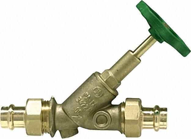 Schlösser Freistromventil mit Pressverschraubung-Viega DN 20/22mm stei Schlösser Freistromventil mit Pressverschraubung-Viega DN 20/22mm stei