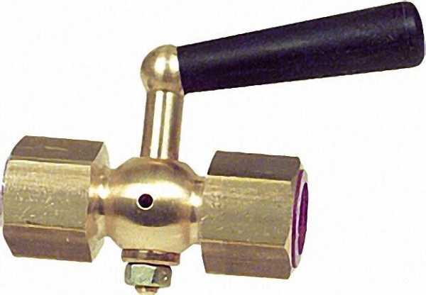 Manometerzubehör Manometerabsperrhahn MuffexMuffe PN 16 mit Stopfbuchse G 1/2''