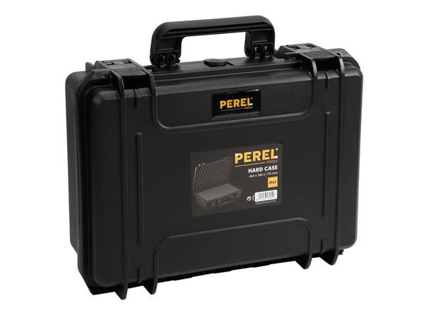 PEREL HC430S HARTSCHALENKOFFER - 464x366x176 mm - MIT NOPPENSCHAUM