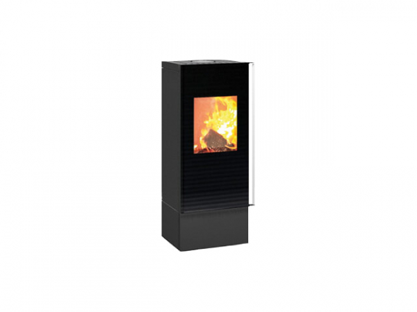 Buderus 7736602843 Kaminofen Casa duo, 6 kW, Stahl black