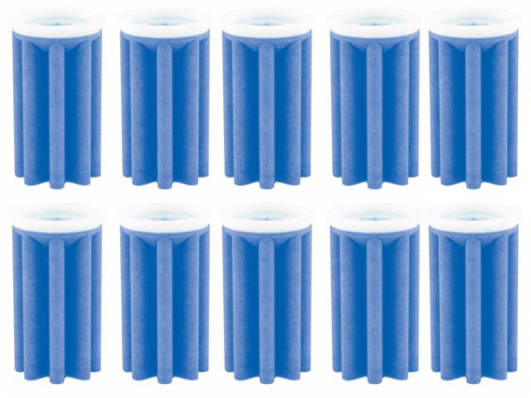 10 Afriso Siku Filtereinsatz kurz, 50 - 70 µm, blau, fuer FloCo-Top Sternform