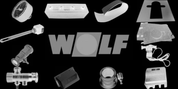 WOLF 2800111 Brennereinheit mit Brennerlanzen/Zündbrenner/Zündgasleitung undBrennerdüsen für Erdgas E/H